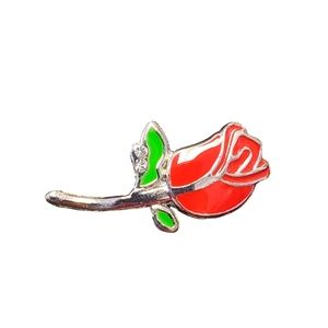 Red Rose pin